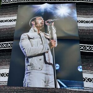 JONAS BROTHERS VINYL CLUB JOE JONAS COLOR POSTER RARE